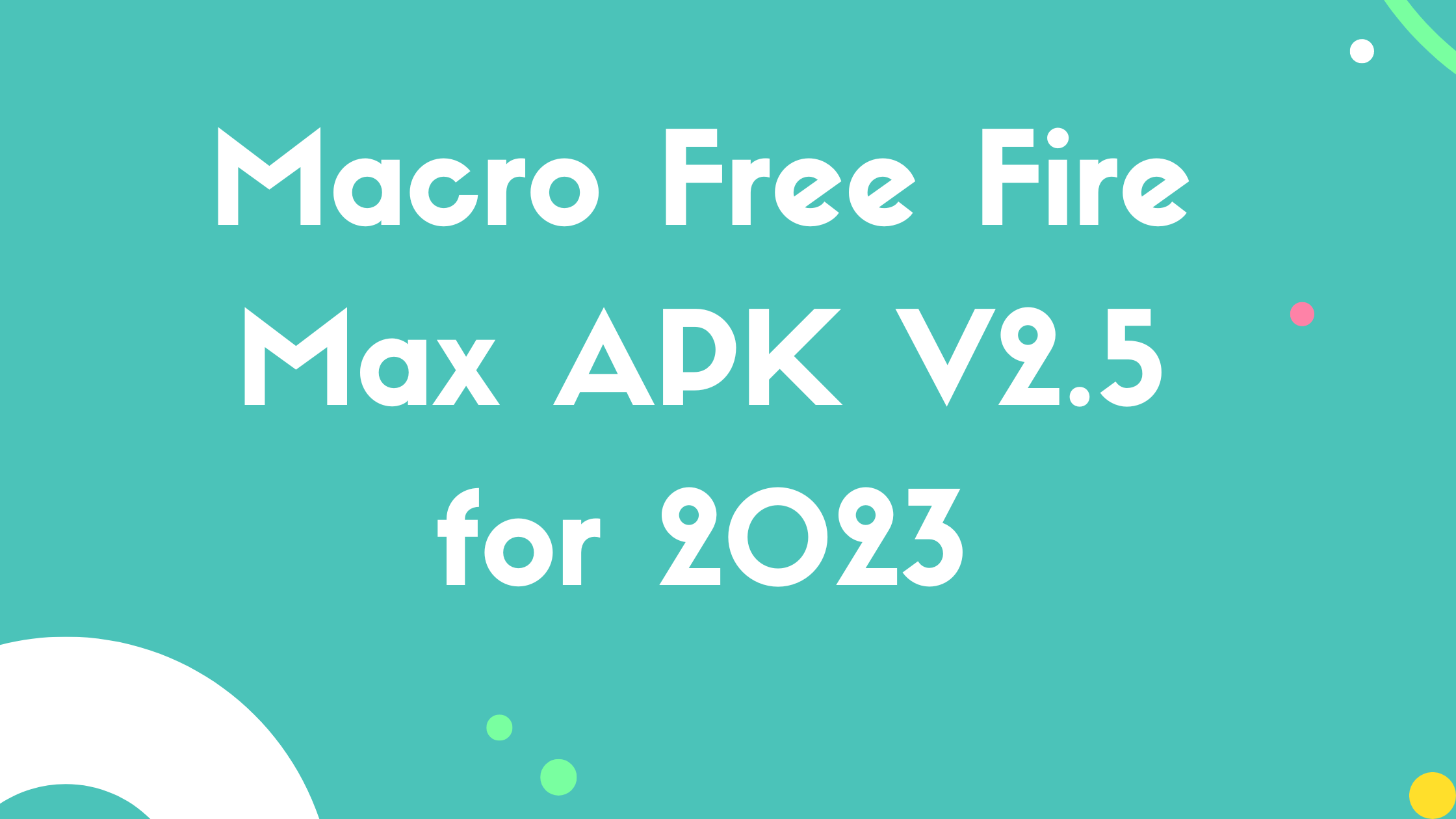 Macro Free Fire Max APK V2.5 for 2023