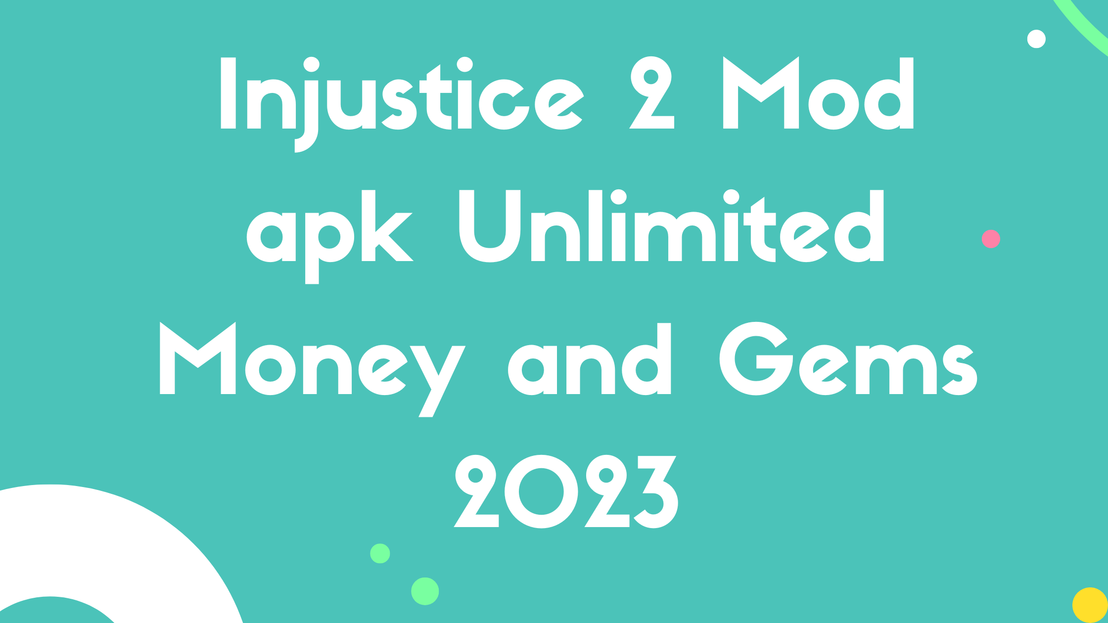 Injustice 2 Mod apk Unlimited Money and Gems 2023