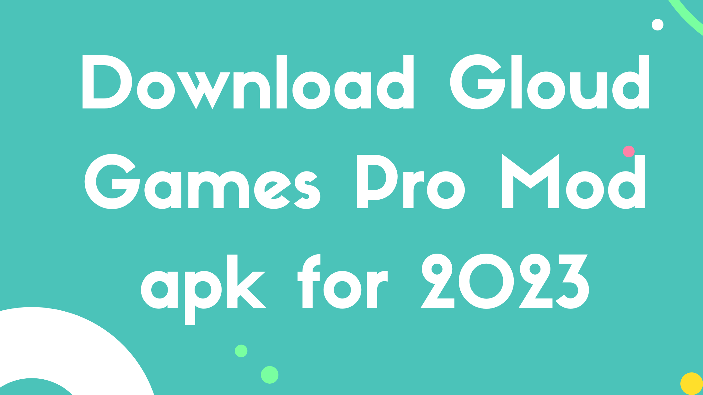 Download Gloud Games Pro Mod apk for 2023